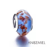 Angemiel安婕米 義大利925純銀 紫藍絢爛 琉璃珠