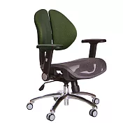 GXG 短背網座 雙背椅 (鋁合金腳/摺疊扶手) TW-2997 LU1 備註顏色