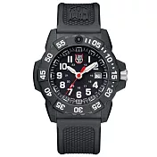 LUMINOX 雷明時NAVY SEAL 3500全新海豹2代系列腕錶-黑x白時標/45mm A3501