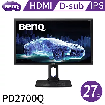 BenQ明基 27吋 IPS面板2K 100%sRGB專業色彩液晶螢幕 PD2700Q
