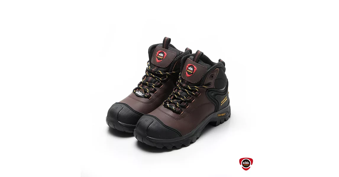 IronSteel T-124 健走型穩健舒適安全鞋-EU39深咖