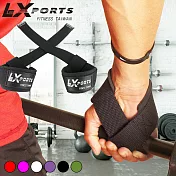 LEXPORTS專業級重磅健身高拉力帶/重訓助握帶/助力帶軍綠S