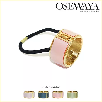 【日本Osewayaお世話や 】 粉彩指環式髮圈PINK粉