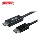 UNITEK 優越者DisplayPort to HDMI轉接線
