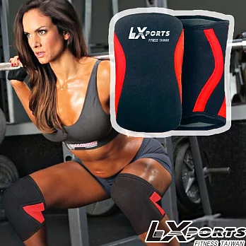 LEXPORTS CrossFit 重量訓練健身護膝(動力防護型)/健身輔助帶/健身護膝/重訓護膝S