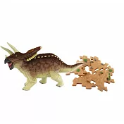 【4D MASTER】立體拼組模型恐龍系列-情境恐龍PARTIV-三角龍 20223B