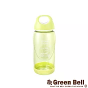 GREEN BELL綠貝 400ml輕巧防滑隨手水杯(附止滑墊)-綠