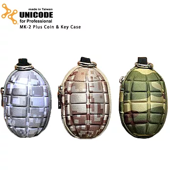 UNICODE 手榴彈零錢包 MK-2 Plus Coin & Key Case數位沙漠迷彩