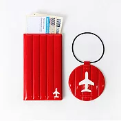 FENICE旅行系列 - 耐衝擊護照套 (紅) M size