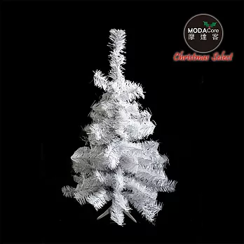 【摩達客】台製豪華型2尺/2呎(60cm)經典夢幻白色聖誕樹裸樹(不含飾品不含燈)無