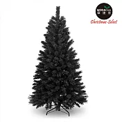 【摩達客】台灣製 8呎/8尺(240cm)時尚豪華版黑色聖誕樹 裸樹(不含飾品不含燈)