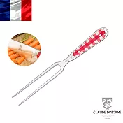 法國【Claude Dozorme】Vichy紅方格織布系列-切肉叉