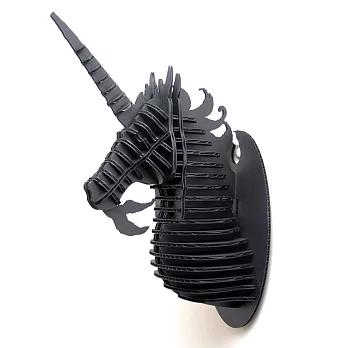 Tenonart 獨角獸掛飾 (大,已組裝)(黑)