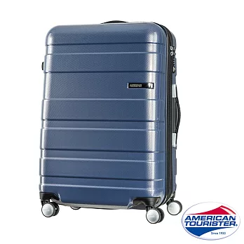 AT美國旅行者 25吋HS MV+Deluxe時尚硬殼飛機輪可擴充TSA行李箱(海軍藍)
