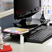 【H&R安室家】省空間桌上鍵盤架/螢幕架-OA127黑