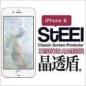 【STEEL】晶透盾 iPhone 8 頂級防眩亮面鍍膜防護貼