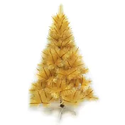 【摩達客】台灣製5尺/5呎(150cm)特級金色松針葉聖誕樹裸樹 (不含飾品)(不含燈)