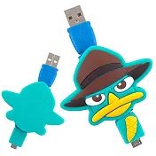 【Disney】Micro USB 造型伸縮傳輸線-泰瑞