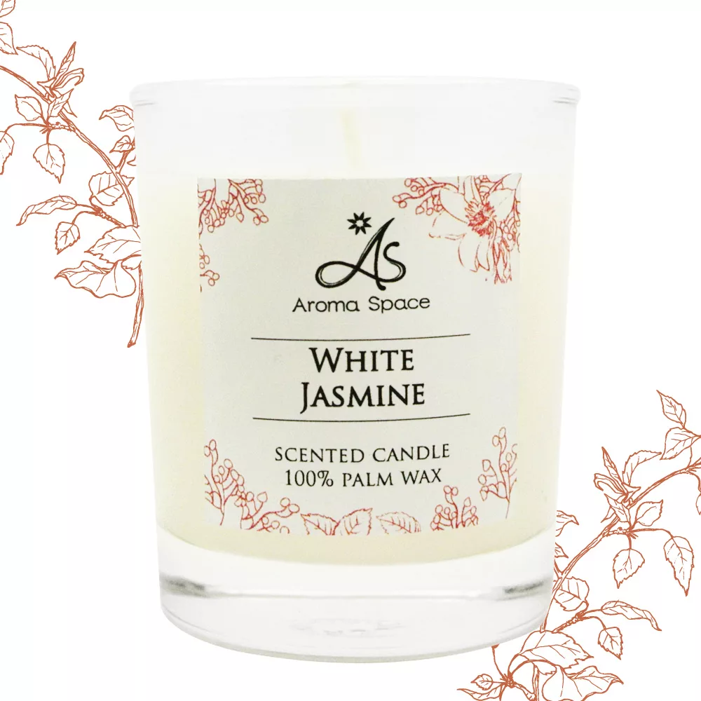 ThaiScent泰香 天然植物蠟香氛小蠟燭55g(8款任選)白色茉莉