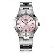 CASIO 卡西歐 LTP-1241D 氣質小錶面日期顯示鐵帶錶- 粉色-4A
