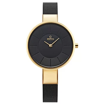 OBAKU 采麗時刻時尚米蘭帶腕錶-V149LXGBMB