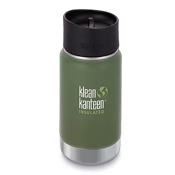 美國Klean Kanteen寬口保溫鋼瓶355ml-綠葡萄