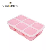 【MARCUS＆MARCUS】動物樂園造型矽膠副食品分裝保存盒-粉紅豬(粉)