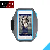 【US.STYLE】4.7吋戶外運動手機臂套-星際時尚款(深邃藍)