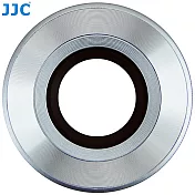JJC Olympus自動鏡頭蓋Z-CAP Z-O14-42黑色/銀色適第4代Olympus MZD ED 14-42mm f/3.5-5.6 EZ銀色