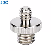JJC鋼製1/4＂ male to 3/8＂ male螺牙轉接器GM1438(公1/4吋和公3/8吋互轉;將母1/4＂螺孔轉成公3/8＂螺牙)M2轉M3