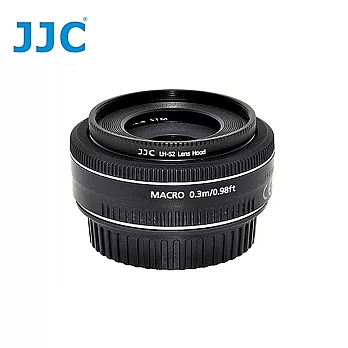 JJC副廠Canon遮光罩LH-52(金屬,可接52mm濾鏡)ES-52適EF 40mm EF-S 24mm f2.8 STM