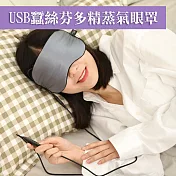 【WIDE VIEW】USB蠶絲芬多精蒸氣眼罩(FRYZ-Z-C)灰