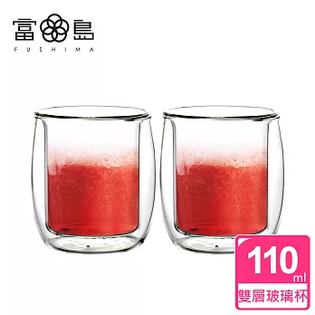 【FUSHIMA 富島】英倫系列雙層耐熱玻璃杯110ML*2入
