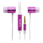 KooPin 亮彩立體聲入耳式 耳機粉色