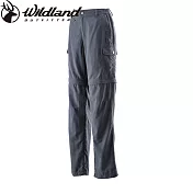 【荒野wildland】女SUPPLEX兩穿式長褲共3色L深灰藍