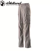 【荒野wildland】女SUPPLEX兩穿式長褲共3色XL卡其色