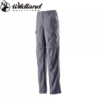 【荒野wildland】女SUPPLEX兩穿式長褲共3色2XL深霧灰