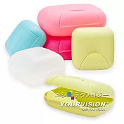 (買大送小) 露營 野餐 旅行肥皂盒 手工皂盒 帶鎖扣肥皂盒 收納盒森活綠