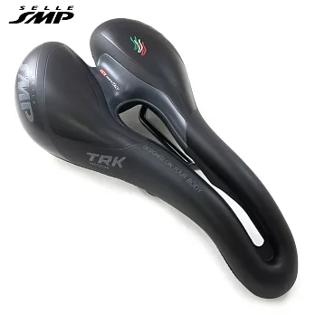 【SELLE SMP】義大利TRK系列舒適休閒型自行車座墊(Medium標準版)-黑