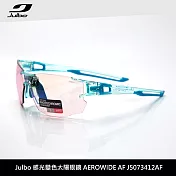 Julbo 感光變色太陽眼鏡AEROWIDE AF J5073412AF / 城市綠洲 (太陽眼鏡、跑步騎行鏡、抗UV)透明藍框