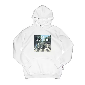 【U】BAKER STREET貝克街 - Alpacas walking on the abbey road 206HLSCT(三色可選)XL - 白色