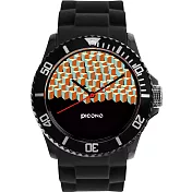 【PICONO】方塊遊樂場運動防水中性手錶 / BA-BP-03 /黑