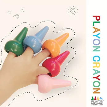 韓國 Playon Crayon 安全無毒兒童蠟筆12入 (2種款式)粉彩組