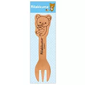 San-X 拉拉熊滿滿懶熊生活系列木製叉子。懶熊