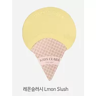 Happy Prince 冰淇淋抗UV防曬涼感嬰童短襪 韓國製24M檸檬黃