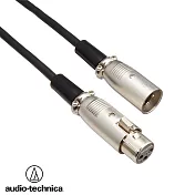 鐵三角Audio-Technica麥克風線mic延長線ATL458A/3.0(長3公尺;適3PIN公頭XLR-M對接XLR-F母頭;彈簧鎖定)日本平輸