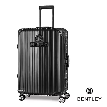 【BENTLEY】29吋PC+ABS 升級鋁框拉桿輕量行李箱-黑