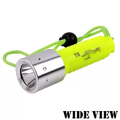 【WIDE VIEW】螢光T6潛水手電筒(NZL─WT6─P)