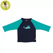 德國Lassig-嬰幼兒抗UV長袖泳裝上衣-童趣鯨魚36M童趣鯨魚