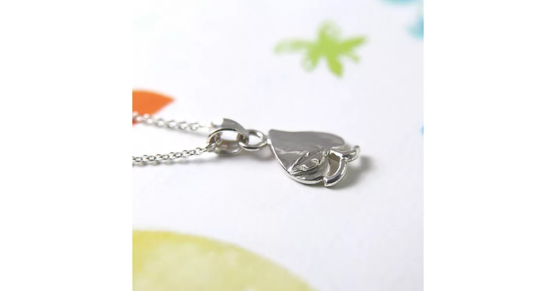 【U】Silver Spring - 小桃子好討喜 桃子純銀項鍊